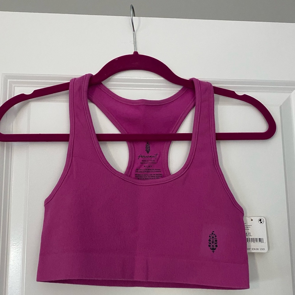 NWT Free People FP Movement Ribbed Sports Bra